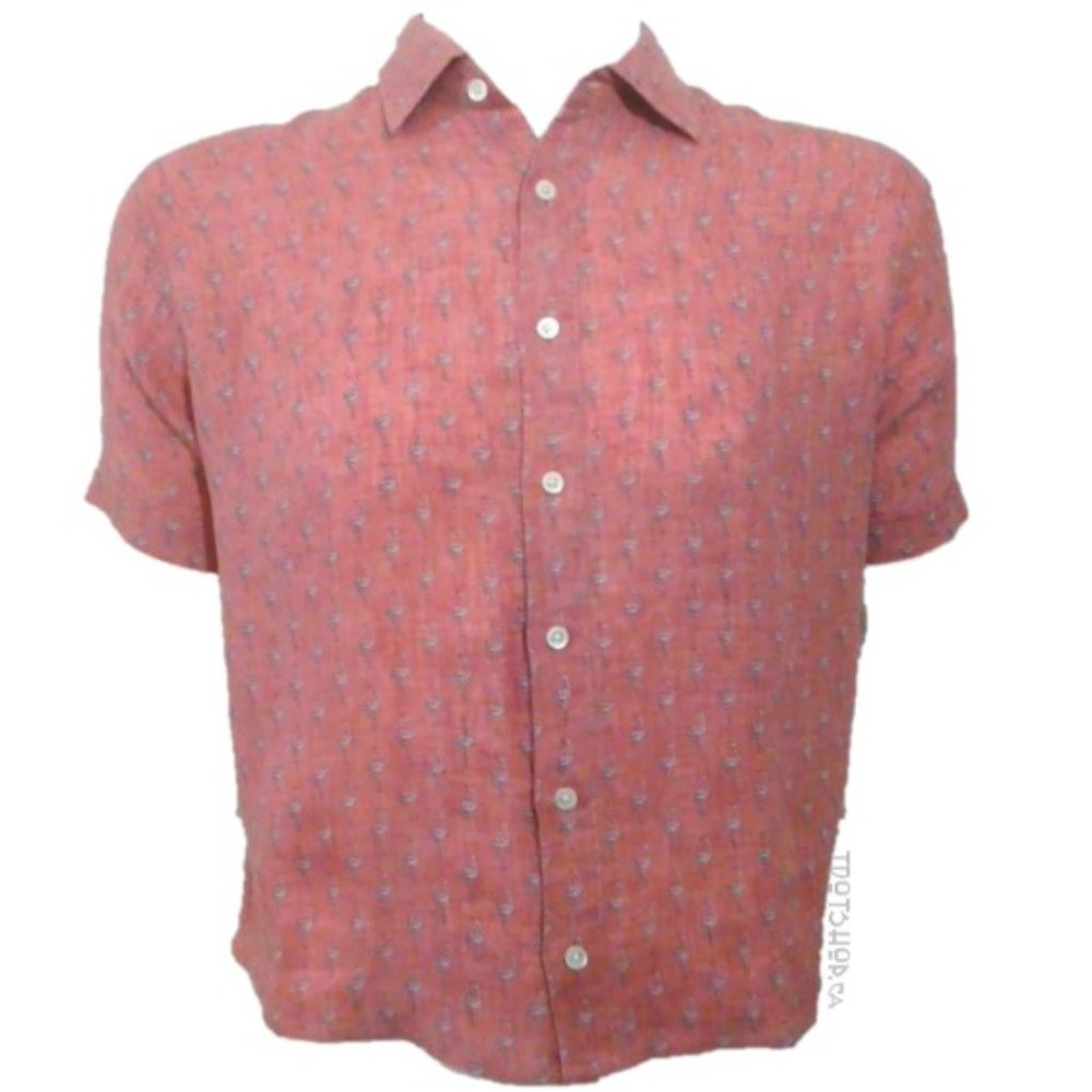 RODD & GUNN Hans Bay Regular Fit Flamingo Print 09/24